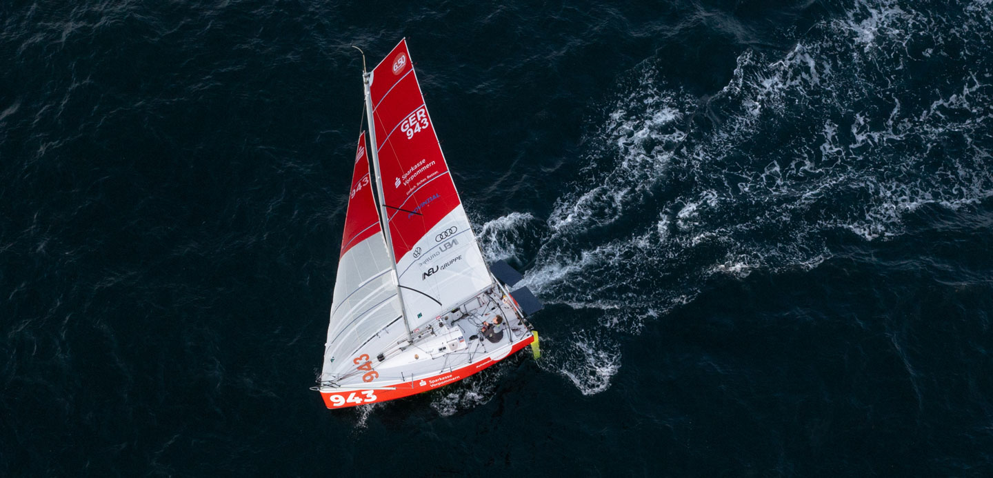 Lennart Burke Mini Transat 2021 Quantum Sails