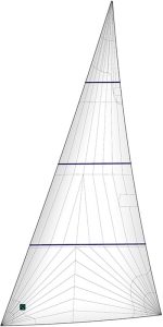 Triradial-Segel-Vorsegel-Rollgenua